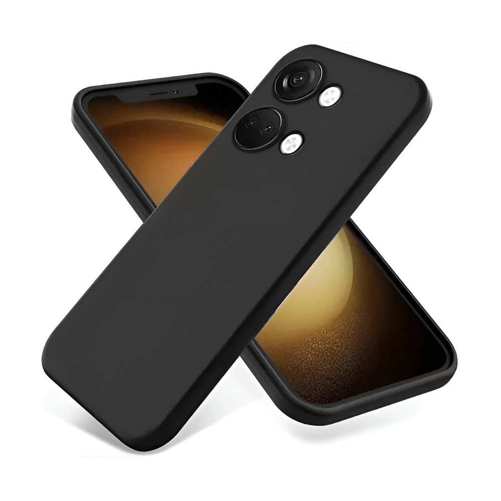 Helmet Case Liquid Silicone OnePlus Nord 3, Black - Image 2