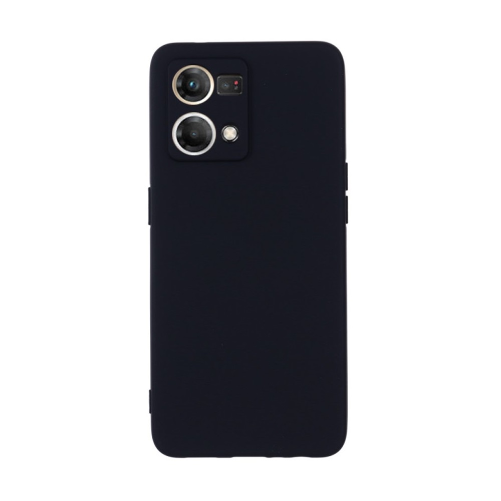 Helmet Case Liquid Silicone Oppo Reno 7 Lite, Black