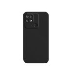 Helmet Case Liquid Silicone Redmi 10C, Black
