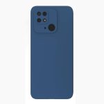 Helmet Case Liquid Silicone Redmi 10C, Blue