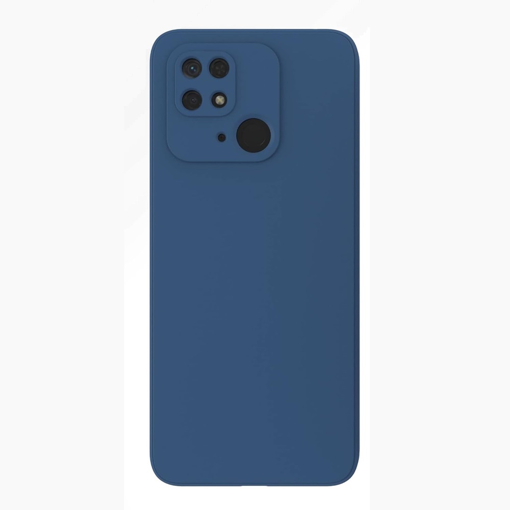 Helmet Case Liquid Silicone Redmi 10C, Blue