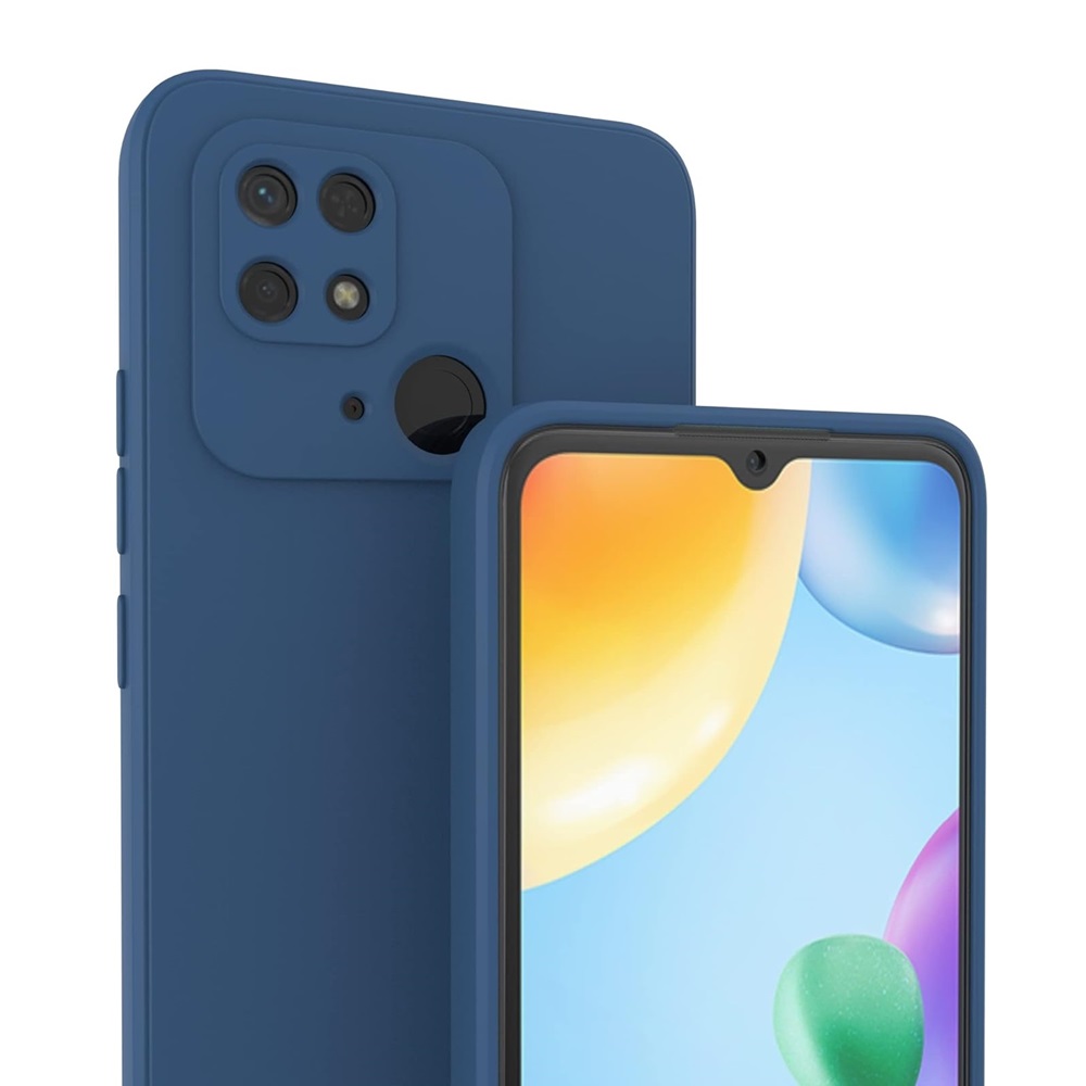 Helmet Case Liquid Silicone Redmi 10C, Blue - Image 2