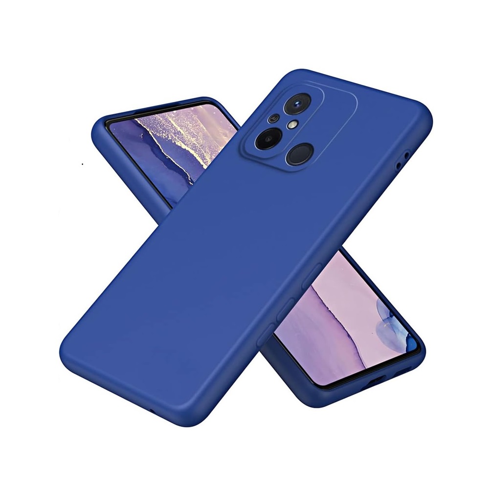 Helmet Case Liquid Silicone Redmi 12C, Blue - Image 2
