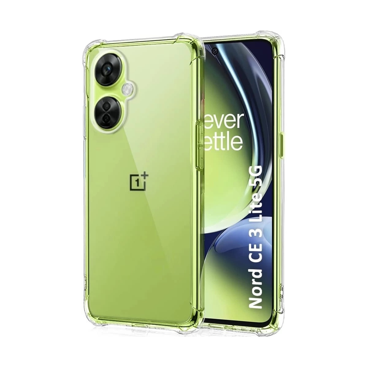 Helmet Case TPU Soft OnePlus CE3 Lite, Clear - Image 2