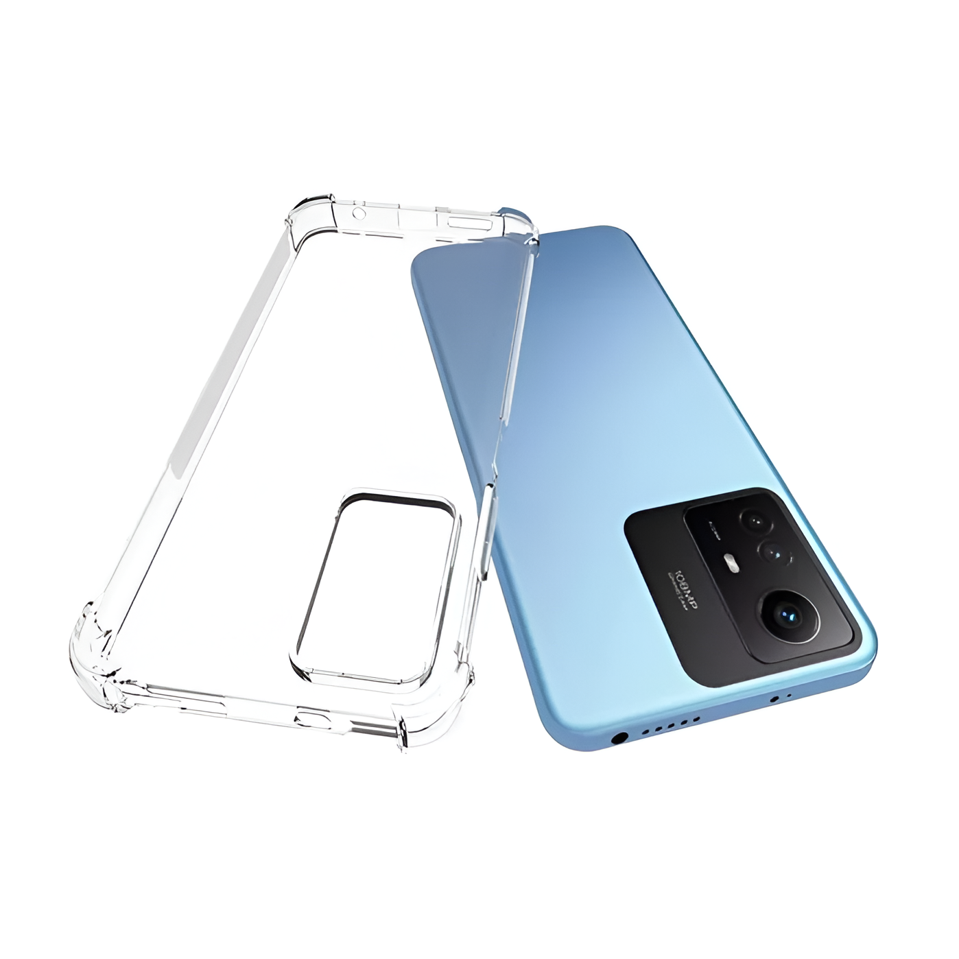 Helmet Case TPU Soft Redmi Note 12S, Clear - Image 3