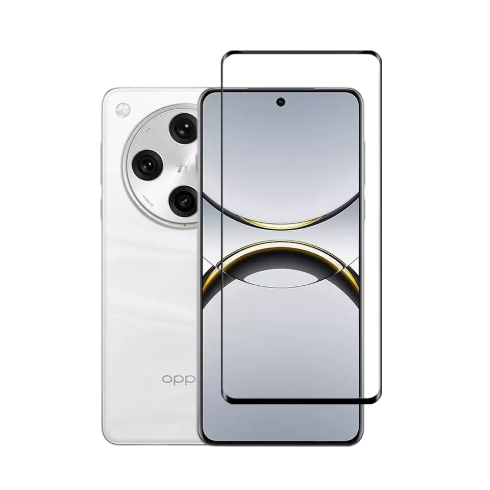 Helmet Diamond Glass 5D Oppo Find X8 Pro, Black - Image 3