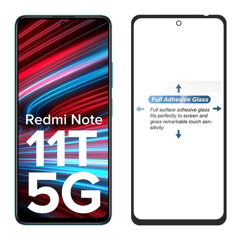 Helmet Diamond Glass 4D Redmi Note 11T, Black - Image 2