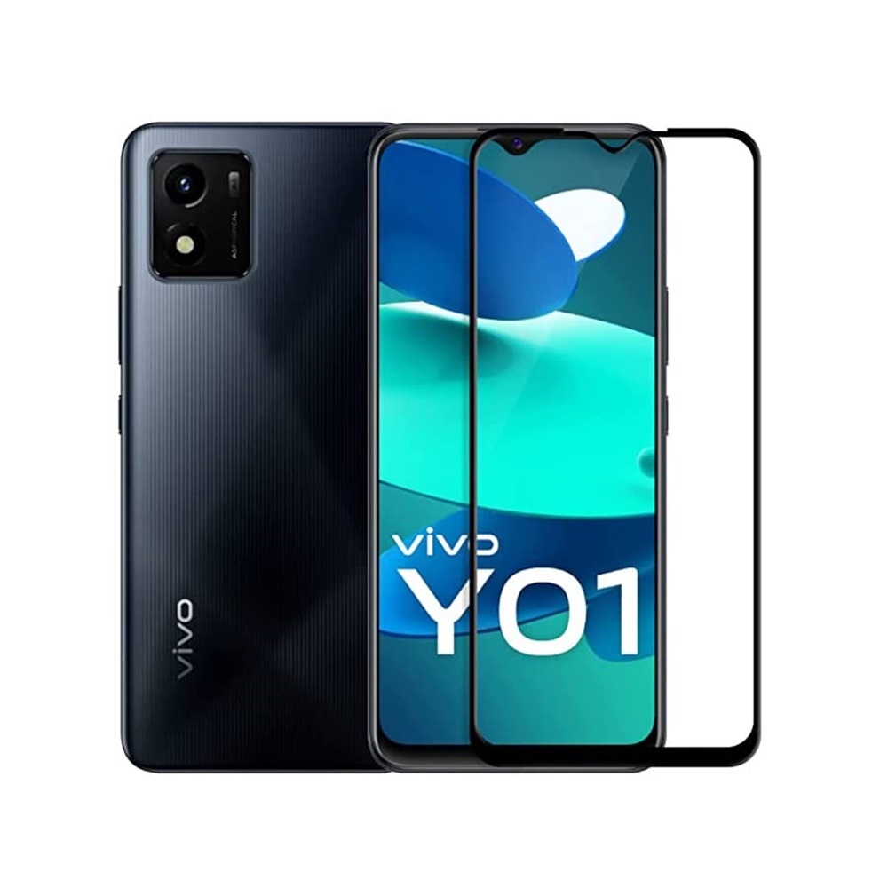 Helmet Diamond Glass 4D Vivo Y01, Black - Image 2