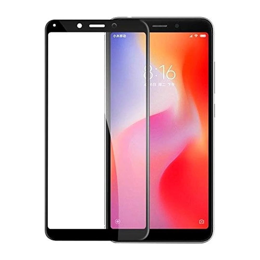 Helmet Diamond Glass 4D Xiaomi Redmi 6A, Black - Image 2
