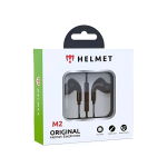 Helmet Earphones 3.5mm with Mic M2 Series, Black