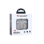 Helmet Earphones 3.5mm with Mic M2 Series, White