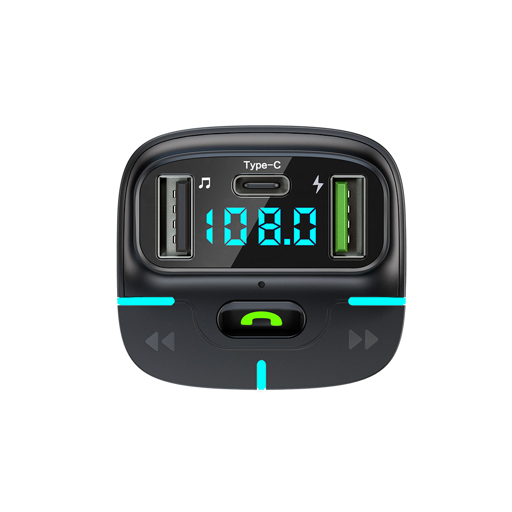 Helmet FM Transmitter with Car Charger G32, Black - Image 3
