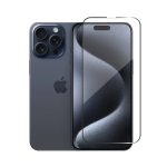Helmet Diamond Glass 5D iPhone 15 Pro Max, Black