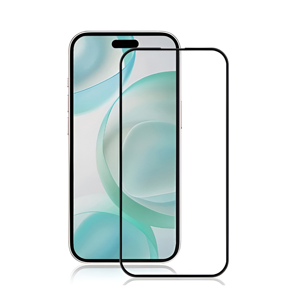 Helmet Diamond Glass 5D iPhone 16 Plus, Black - Image 2