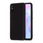Helmet Case Liquid Silicone Xiaomi Redmi 9A, Black