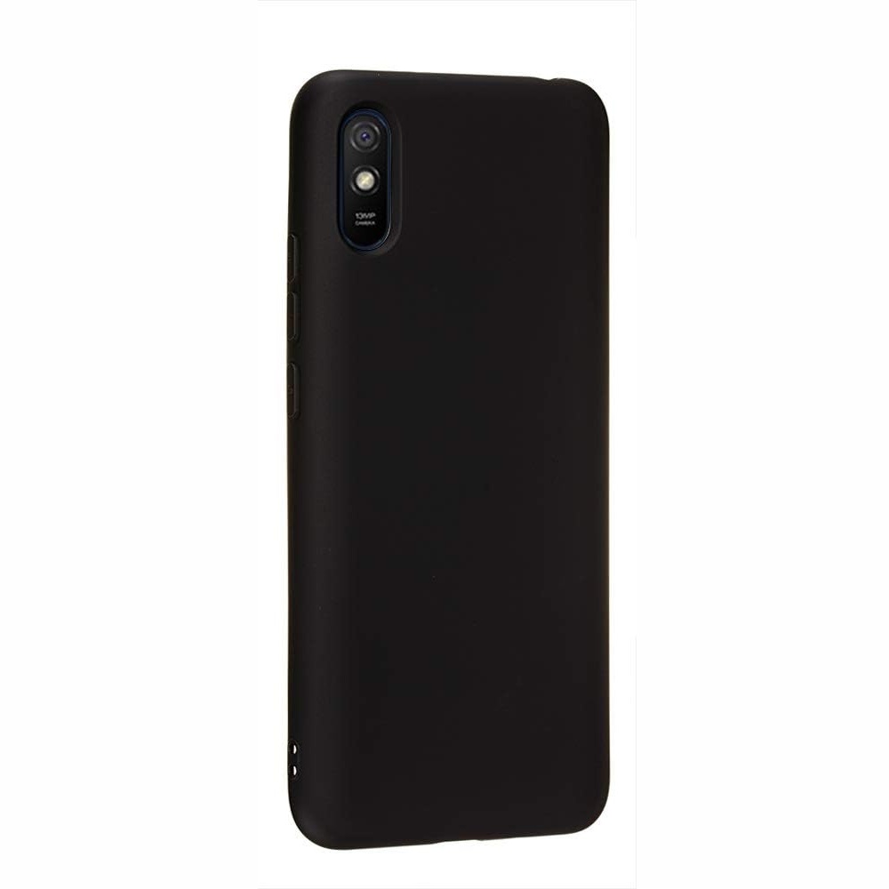 Helmet Case Liquid Silicone Xiaomi Redmi 9A, Black - Image 2