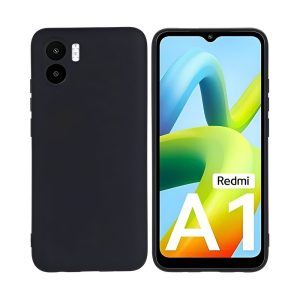 Helmet Case Liquid Silicone Redmi A1, Black