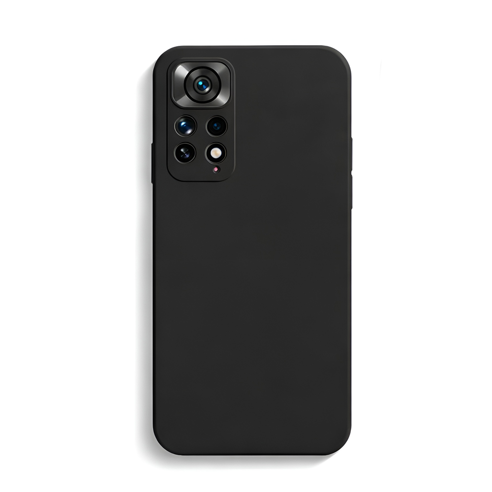 Helmet Case Liquid Silicone Xiaomi Redmi Note 11 Pro, Black