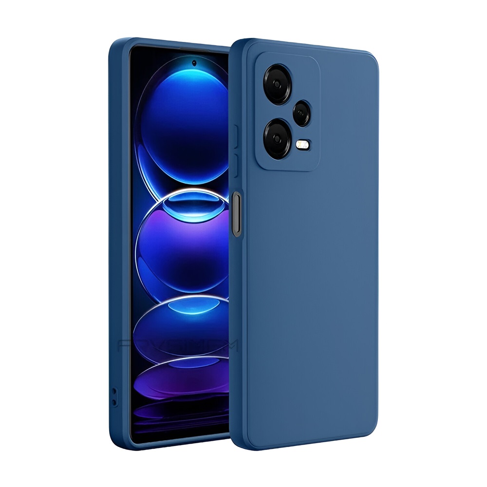 Helmet Case Liquid Silicone Redmi Note 12 Pro 4G, Blue - Image 2