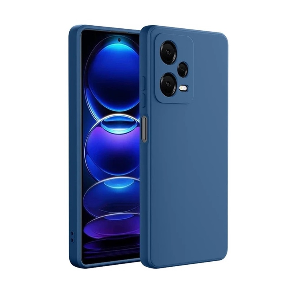 Helmet Case Liquid Silicone Redmi Note 12 5G, Blue - Image 2