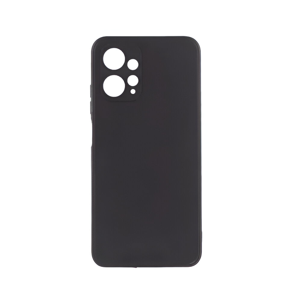 Helmet Case Liquid Silicone Redmi Note 12 4G, Black