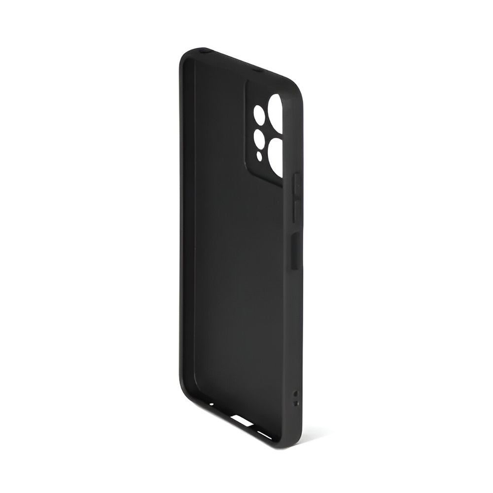 Helmet Case Liquid Silicone Redmi Note 12 4G, Black - Image 2