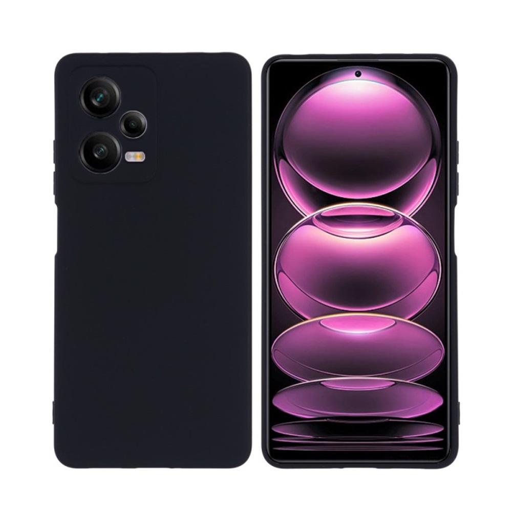 Helmet Case Liquid Silicone Redmi Note 12 Pro 5G, Black - Image 3