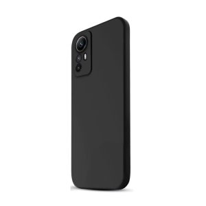 Helmet Case Liquid Silicone Redmi Note 12S 4G, Black