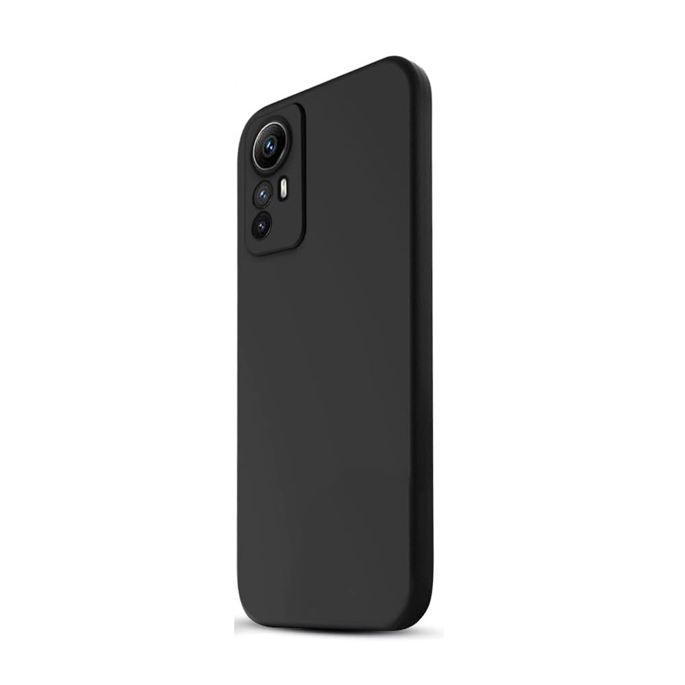 Helmet Case Liquid Silicone Redmi Note 12S 4G, Black