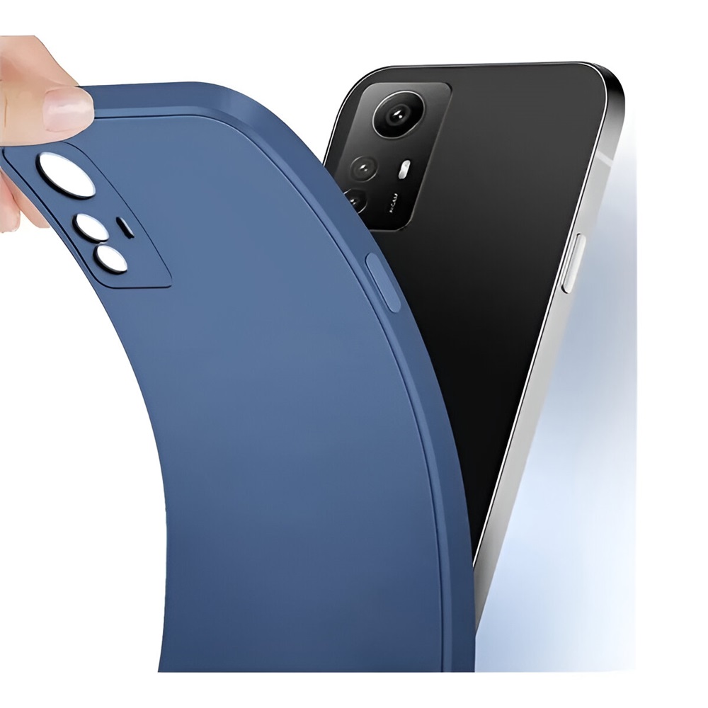 Helmet Case Liquid Silicone Redmi Note 12S 4G, Blue - Image 2