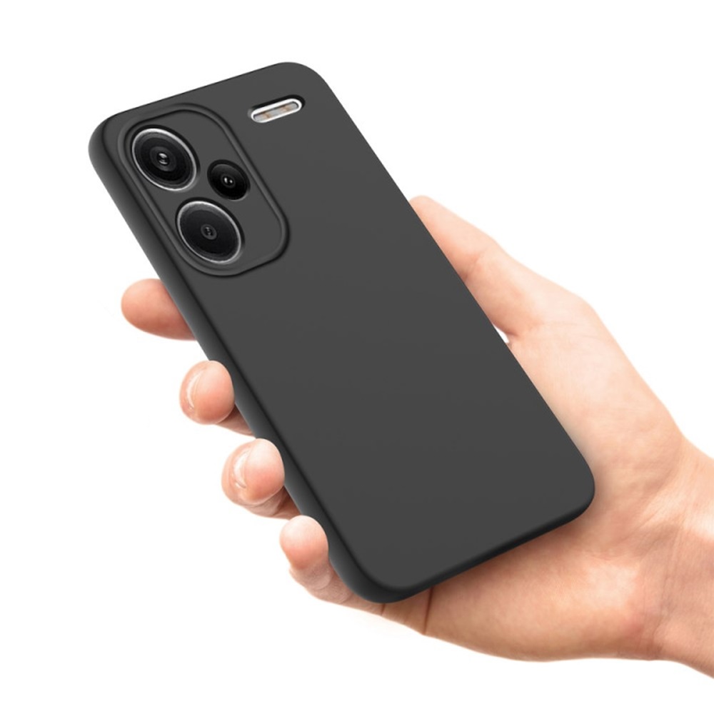 Helmet Case Liquid Silicone Redmi Note 13 Pro Plus 5G, Black - Image 3