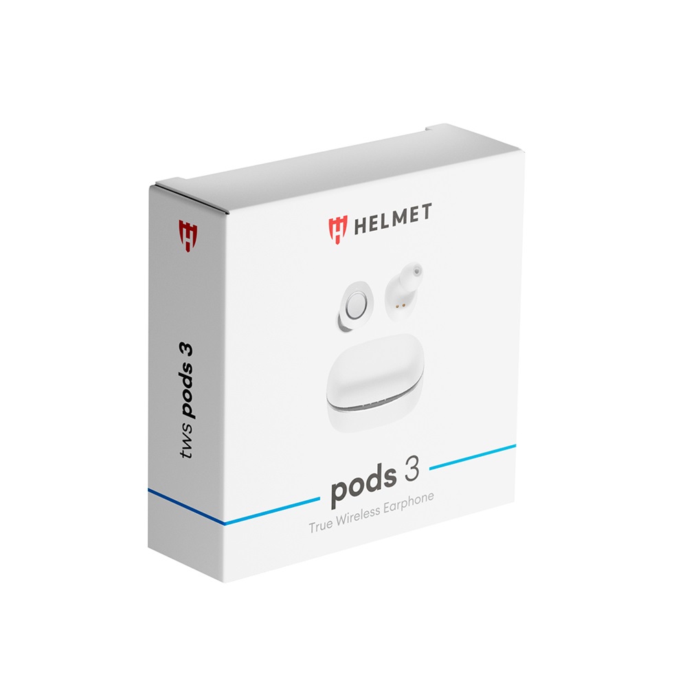 Helmet TWS Pods 3, White - Image 3