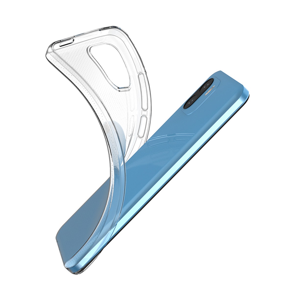 Helmet Case TPU Soft Redmi A2/A1, Clear - Image 3