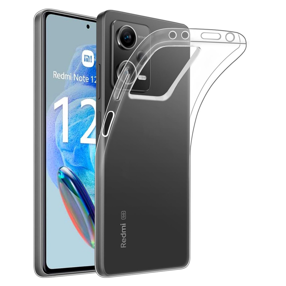 Helmet Case TPU Soft Redmi Note 12 Pro 5G, Clear