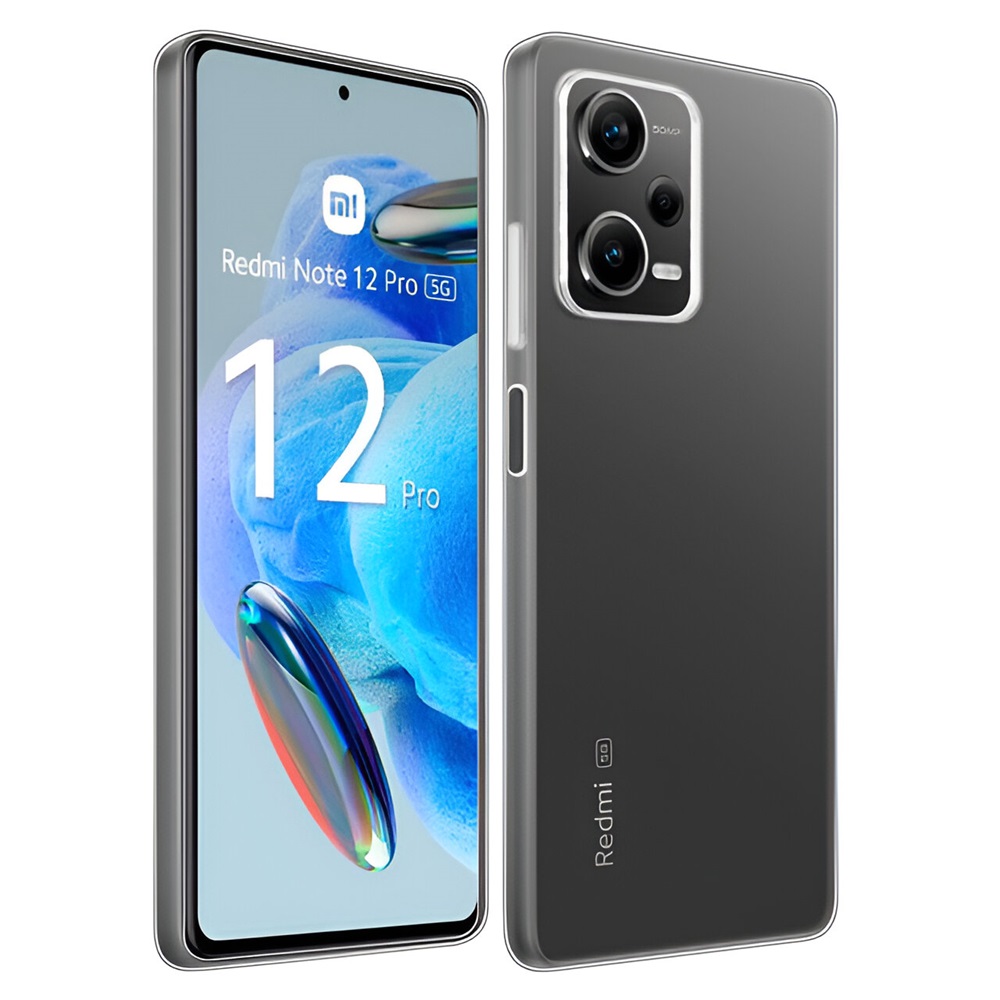Helmet Case TPU Soft Redmi Note 12 Pro 5G, Clear - Image 3