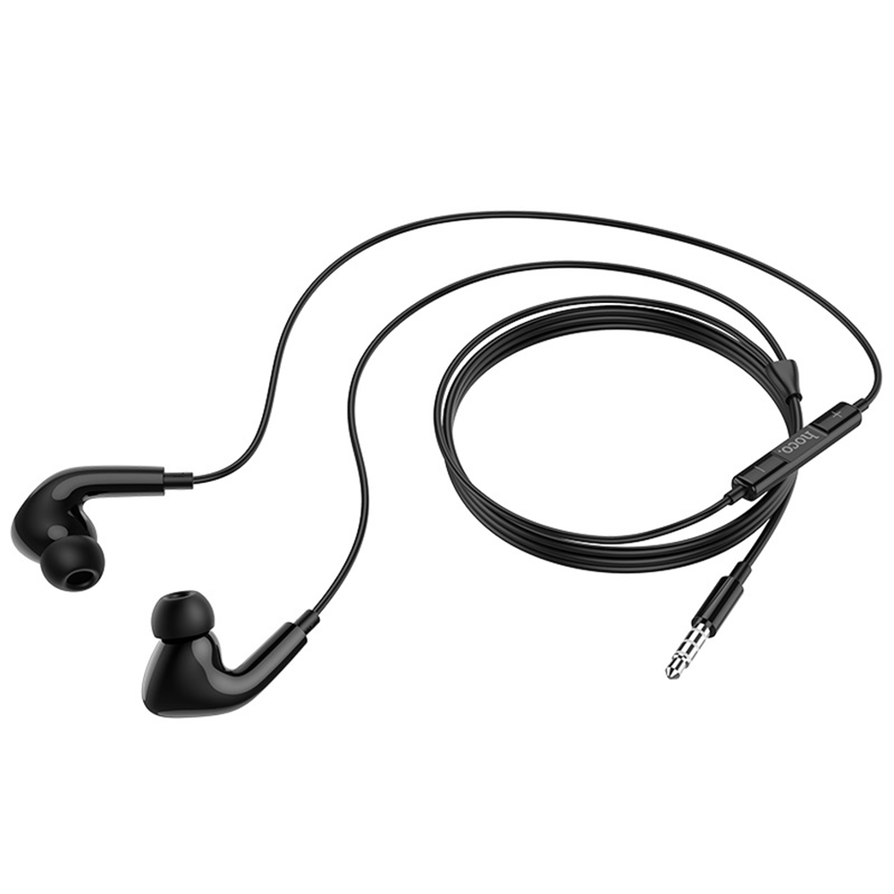 Hoco Earphones 3.5mm with Mic M1 Pro, Black