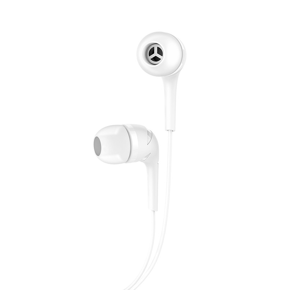 Hoco Earphones 3.5mm with Mic M40 Prosody, White