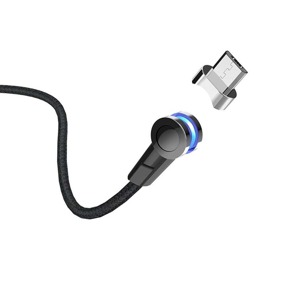 Hoco Cable USB to Micro USB S8 Magnetic 2.4A 1.2m, Black - Image 2