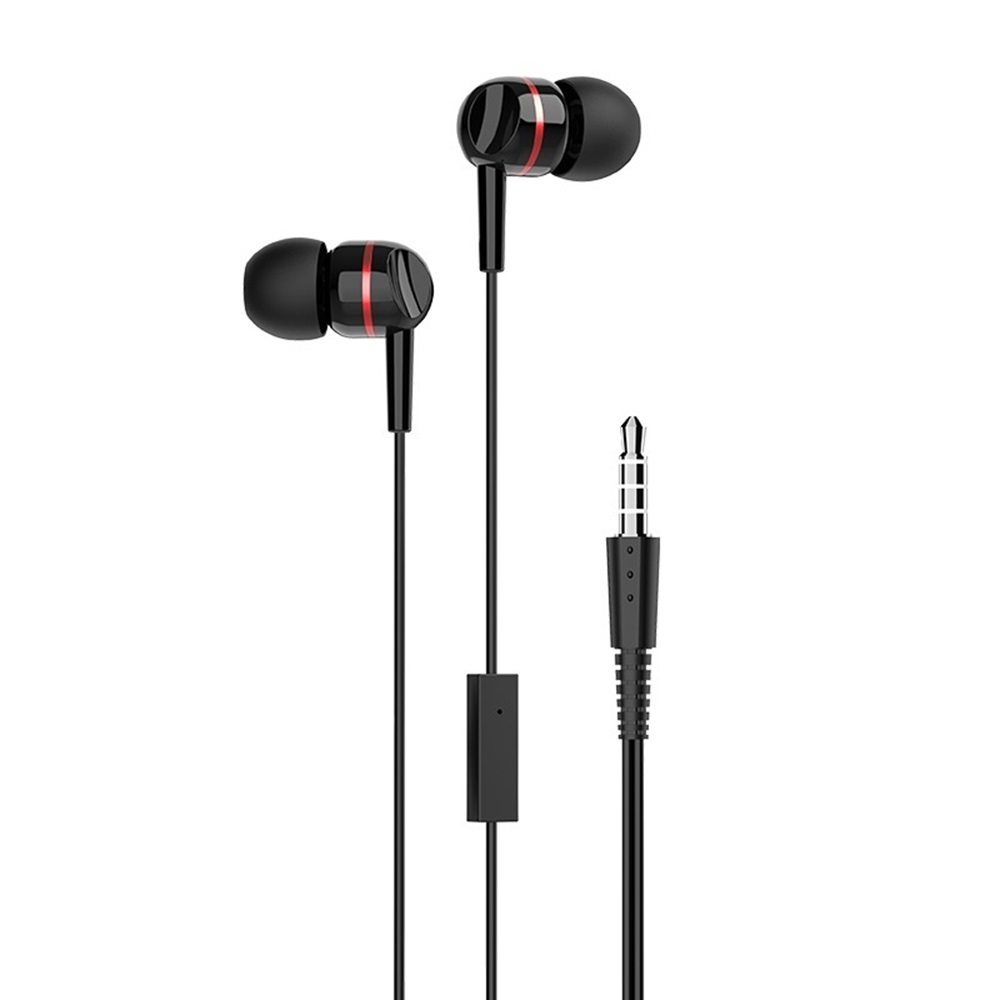 Hoco Set (On-Ear Headphones + Earphones) 3.5mm W24, Red - Image 3