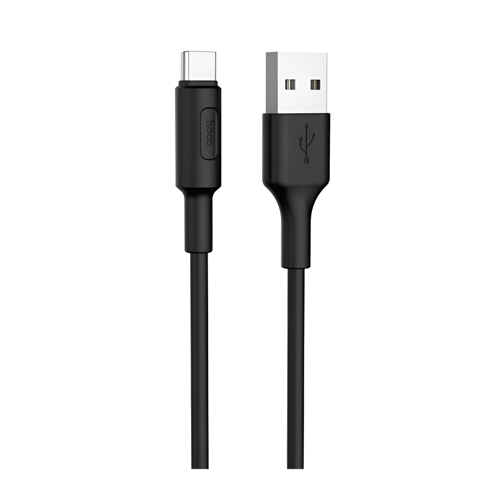 Hoco Cable USB to Type-C X25 Soarer 2A 1m, Black