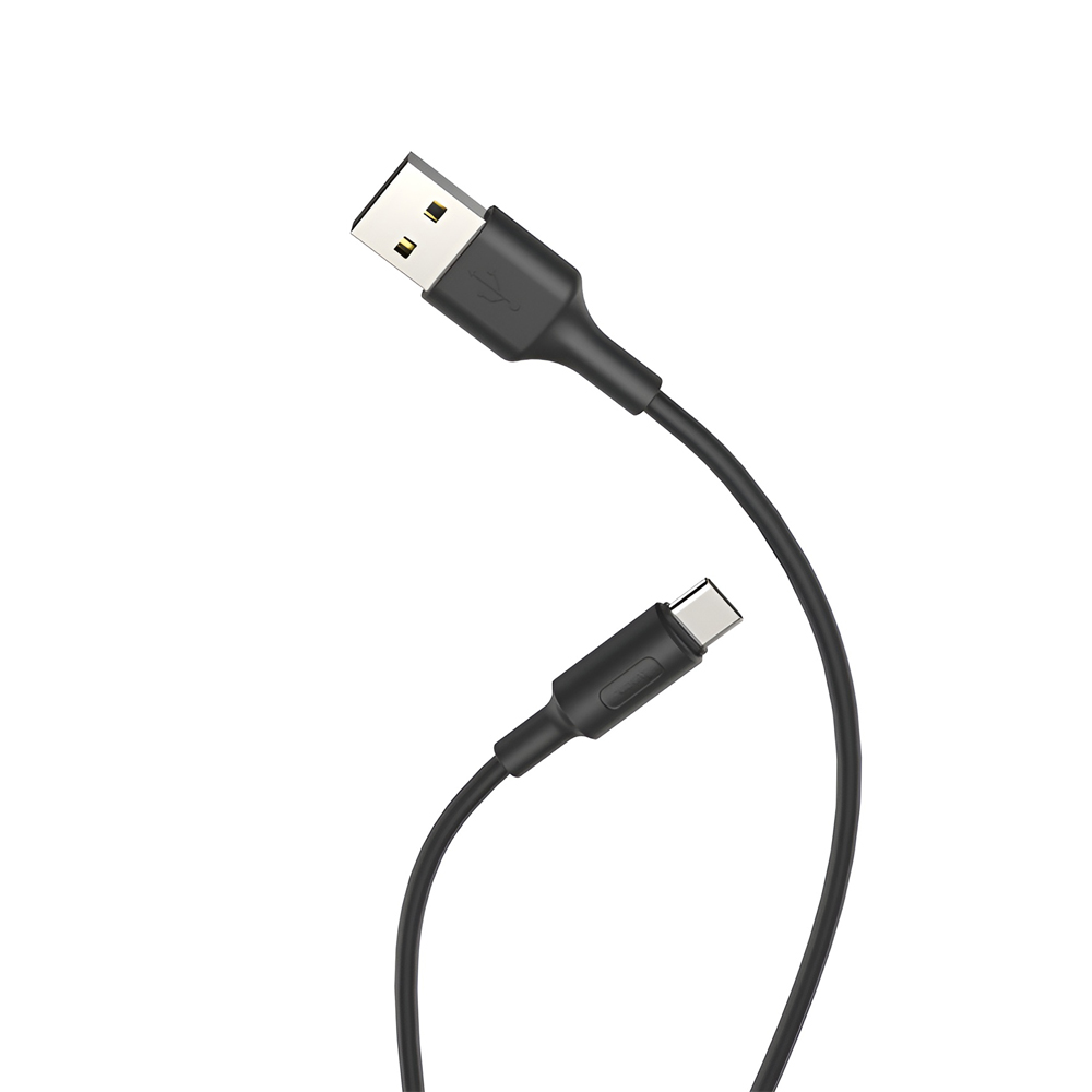 Hoco Cable USB to Type-C X25 Soarer 2A 1m, Black - Image 3