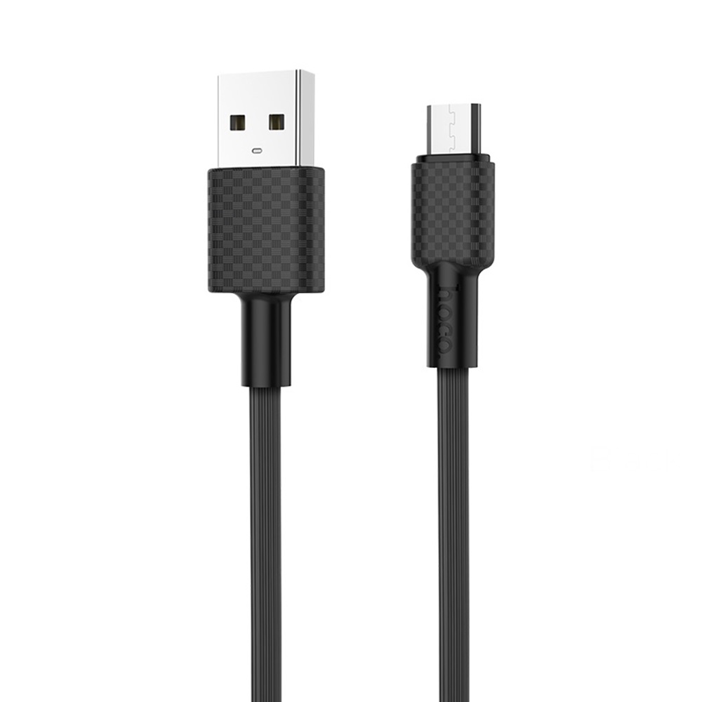 Hoco Cable USB to Micro USB X29 Superior 2A 1m, Black - Image 3