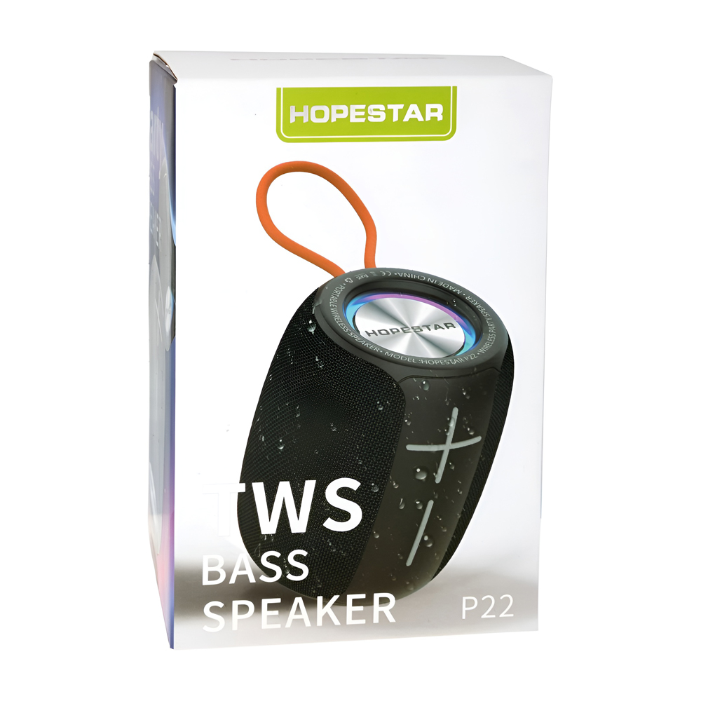 Hopestar Wireless Speaker P22, 5W, Black (Damaged Box) - Image 3