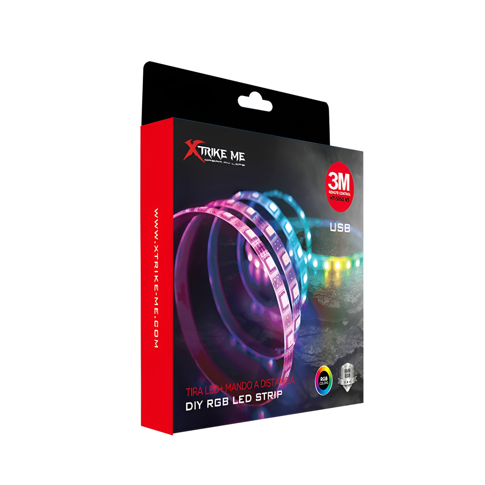 Xtrike Me Smart Led RGB Strip With App Control 3M HT-5050 B3 - Image 2