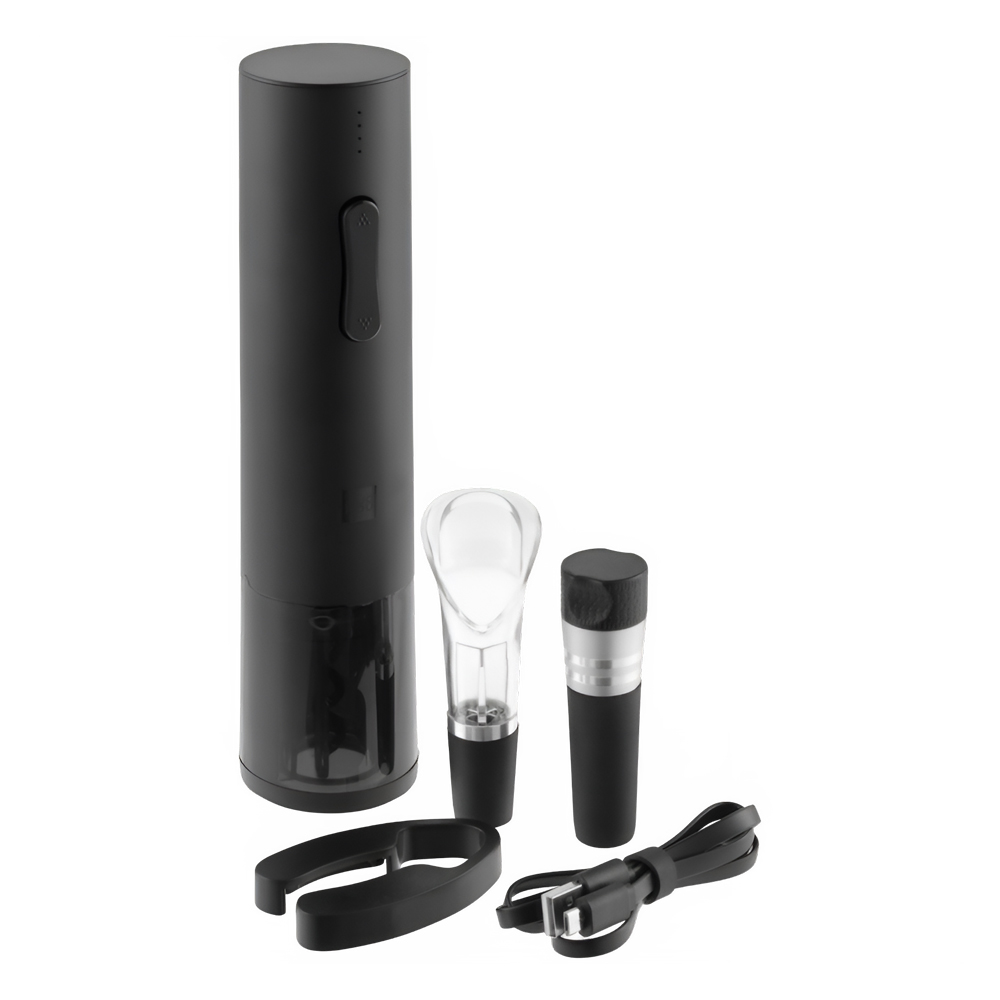 Huohou wine bottle opener set HU0047, Black