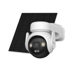 imou Outdoor AOV PT Security Camera with 5W Solar Panel Wi-Fi+4G 3K 5MP, White
