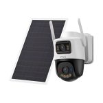 imou Outdoor AOV PTZ Dual Security Camera with 8W Solar Panel Wi-Fi+4G 3K 5+5MP, White