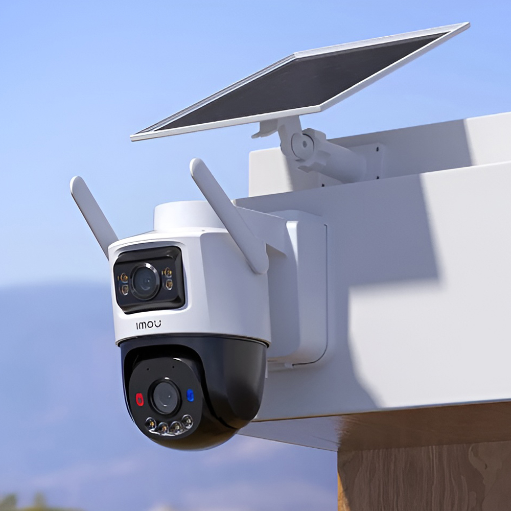 imou Outdoor AOV PTZ Dual Security Camera with 8W Solar Panel Wi-Fi+4G 3K 5+5MP, White - Image 3
