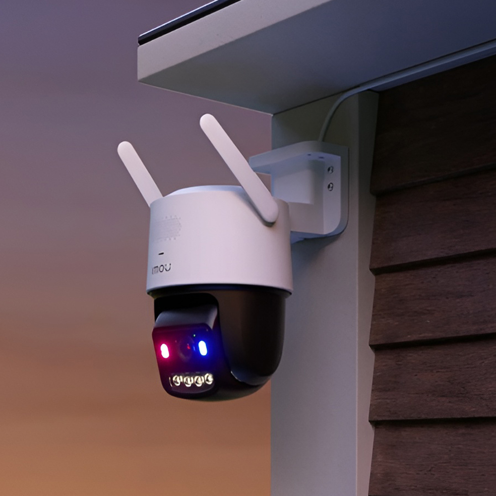 imou Outdoor PT Security Camera Titan PRO AURORA Wi-Fi+PoE 3K 6MP, White - Image 3