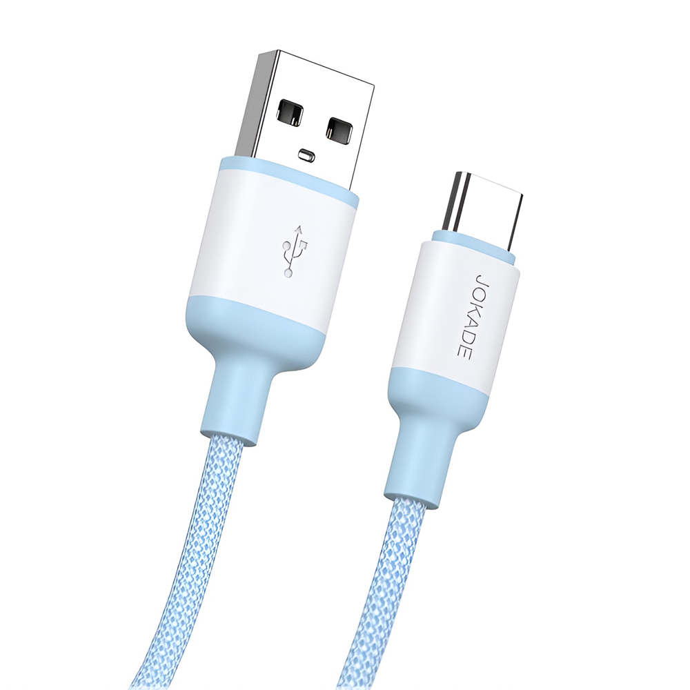 Jokade Cable USB-A to Type-C 5A 60W 1M JA014, Blue - Image 2